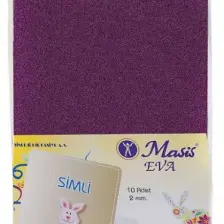 Masis A4 Ebat Simli Eva 10 renk 1 Paket