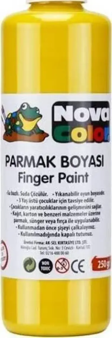 Nova Color Nc-441 Parmak Boyası 250 Gr Sarı