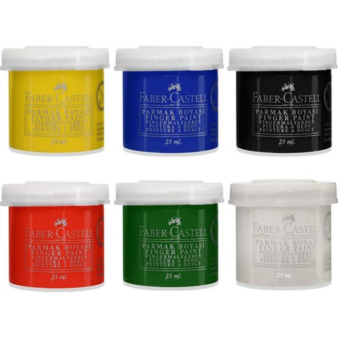 Faber-Castell Parmak Boyası 6 Renk