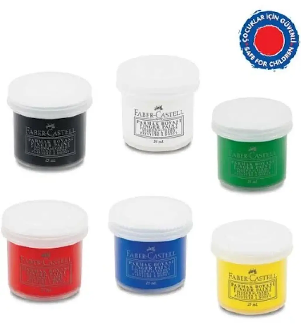 Faber-Castell Parmak Boyası 6 Renk