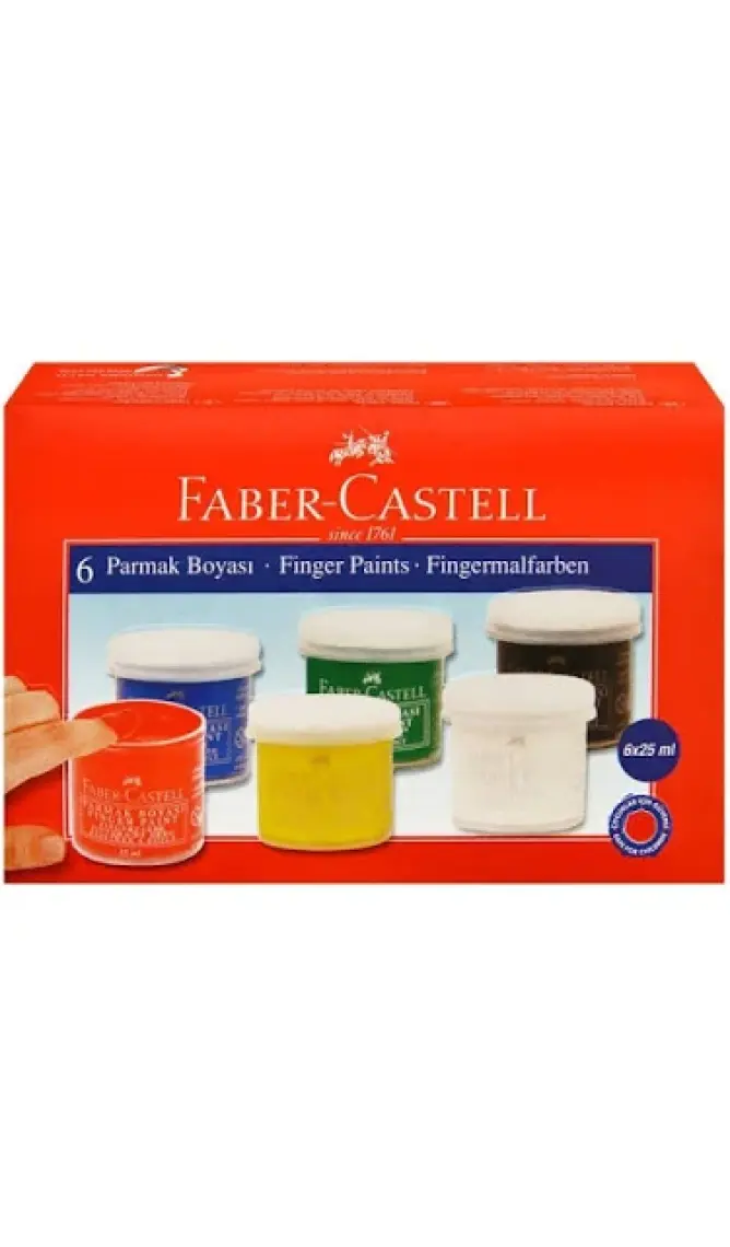 Faber-Castell Parmak Boyası 6 Renk