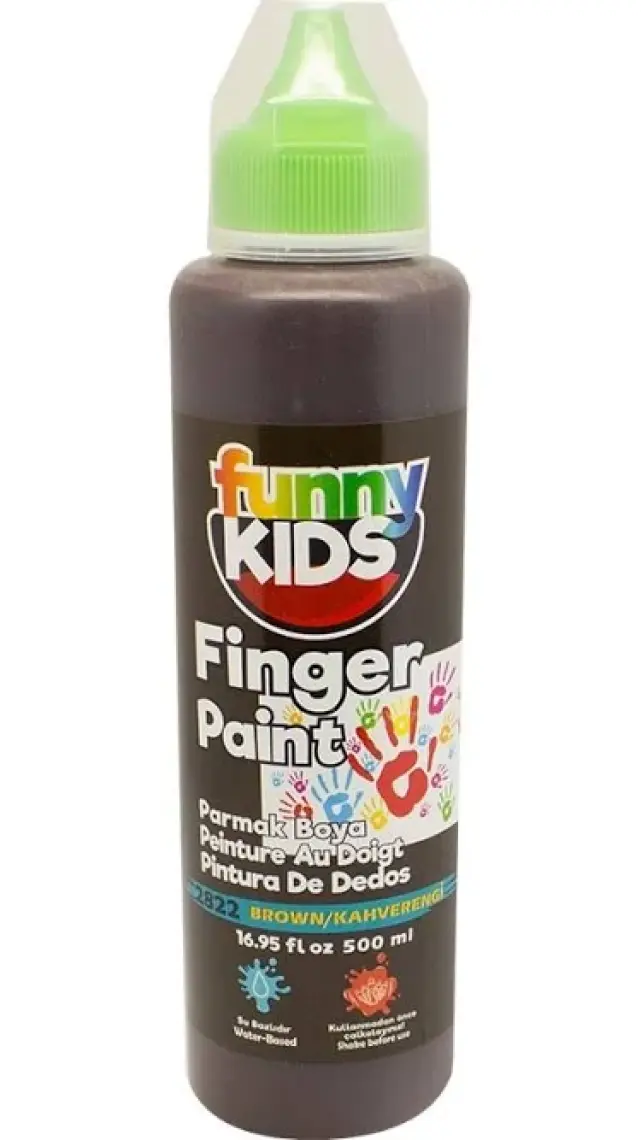 Funny Kids Parmak Boyası 500 ml - 2822 Kahverengi