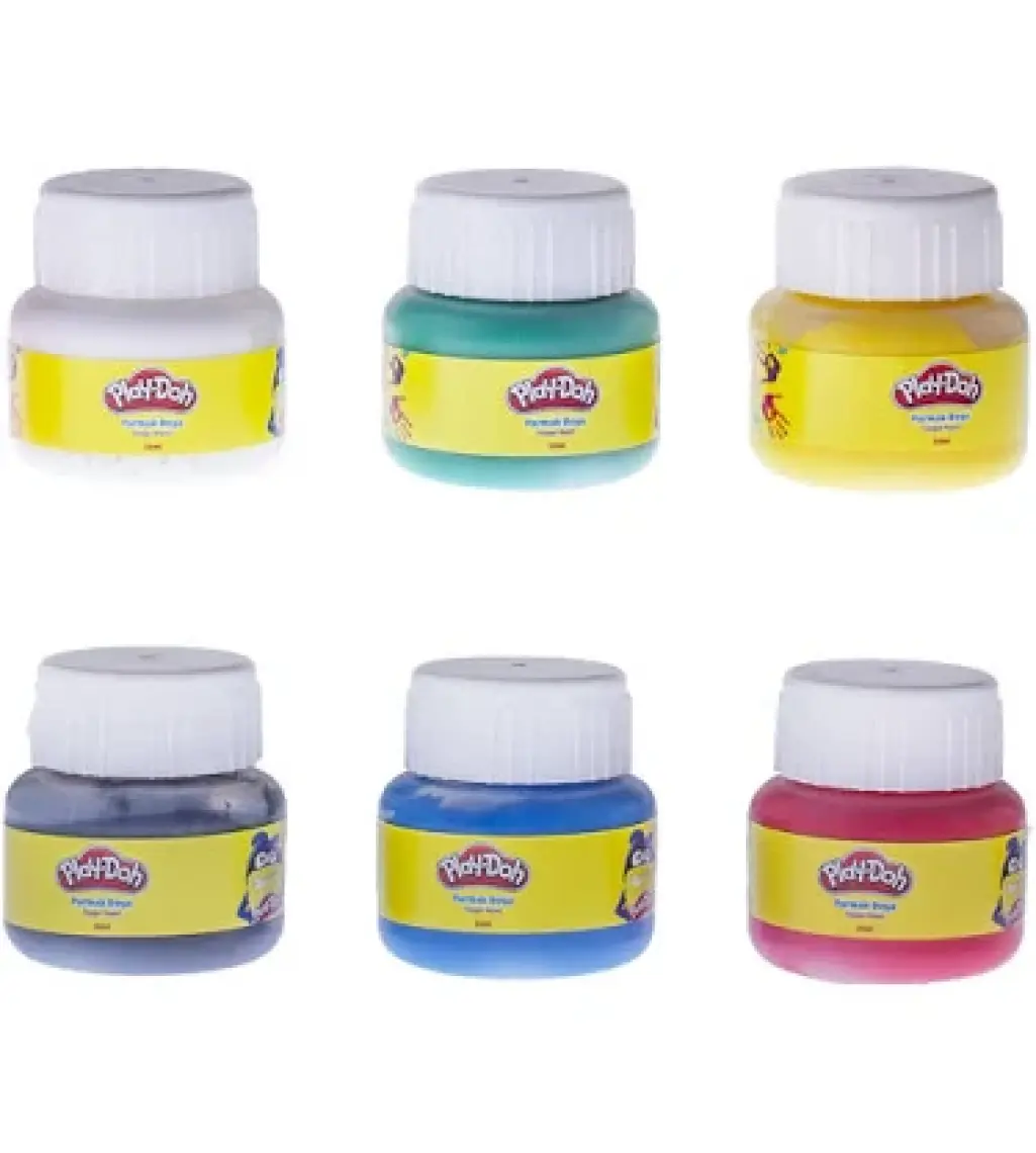 Play-Doh 6 Renk Parmak Boya Birleşik 30 Ml PLAY-PR018