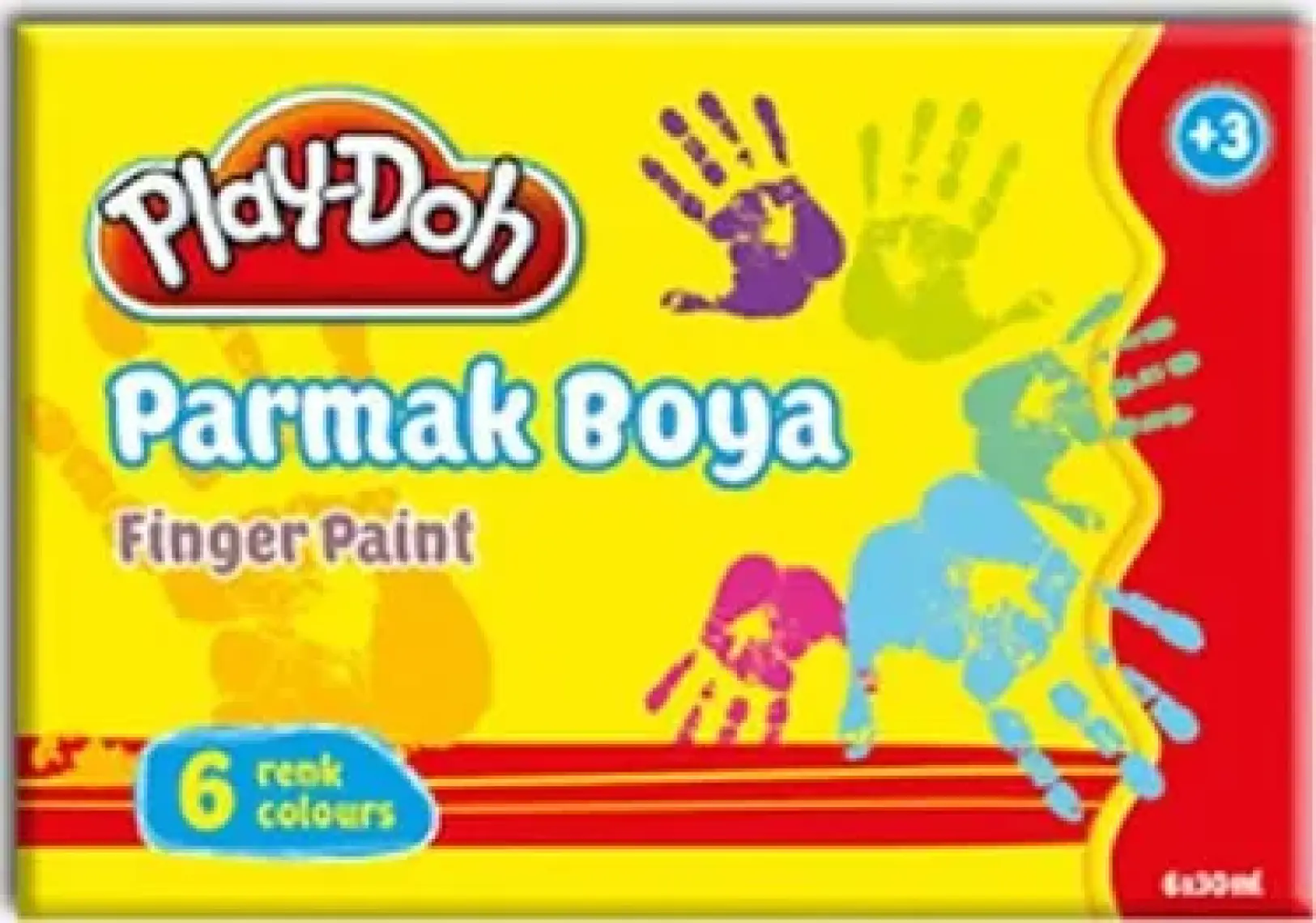 Play-Doh 6 Renk Parmak Boya Birleşik 30 Ml PLAY-PR018