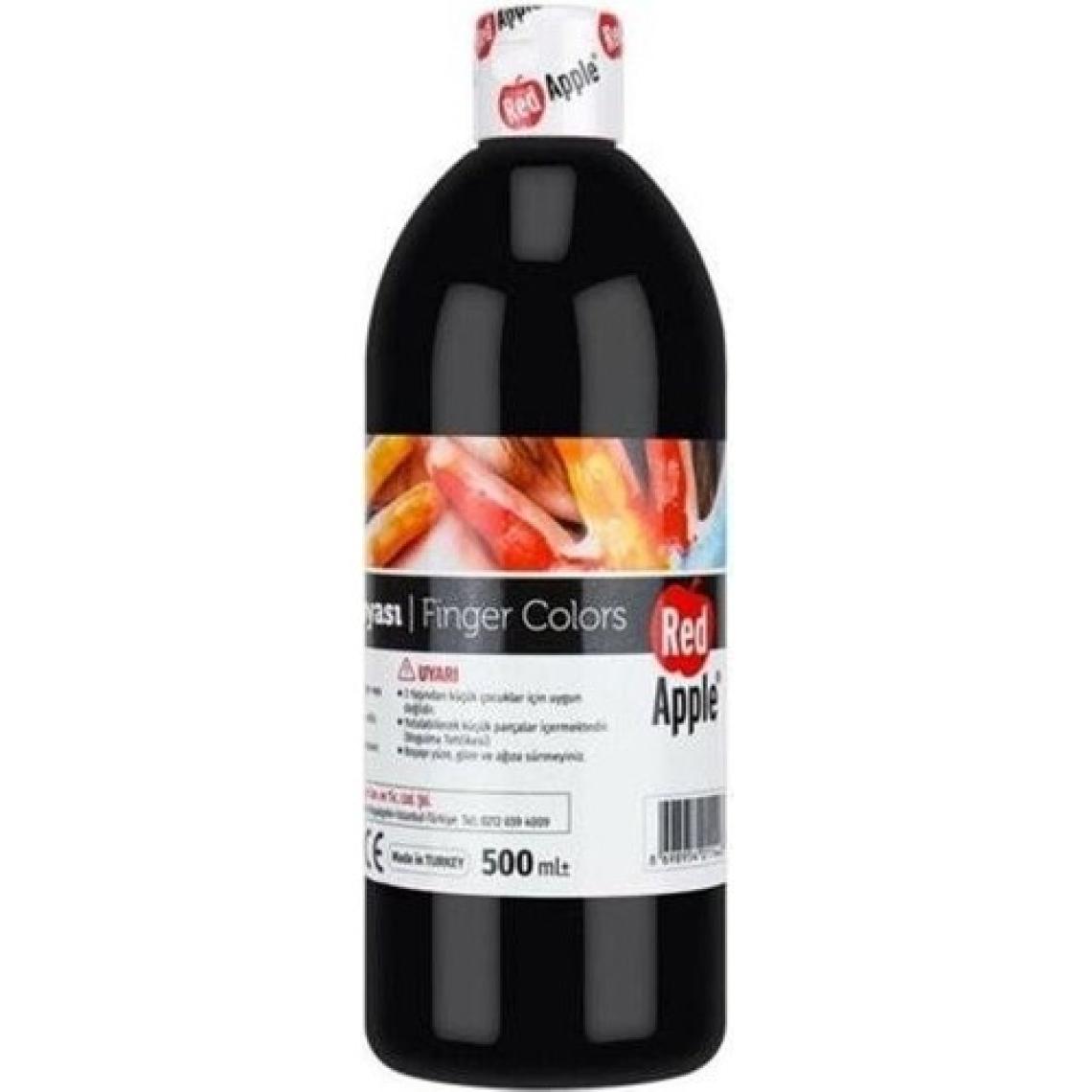 Red Apple  Parmak Boyası 500 Gr Siyah 1*24