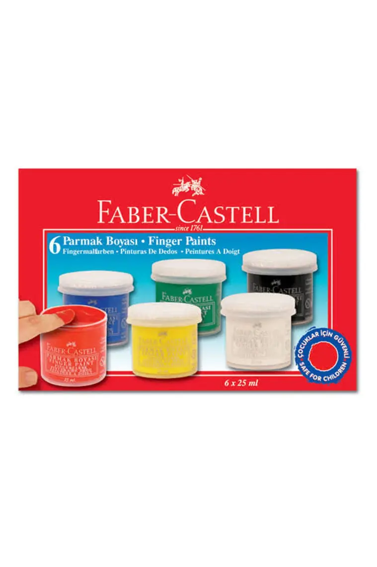 Faber-Castell Parmak Boyası 6 Renk