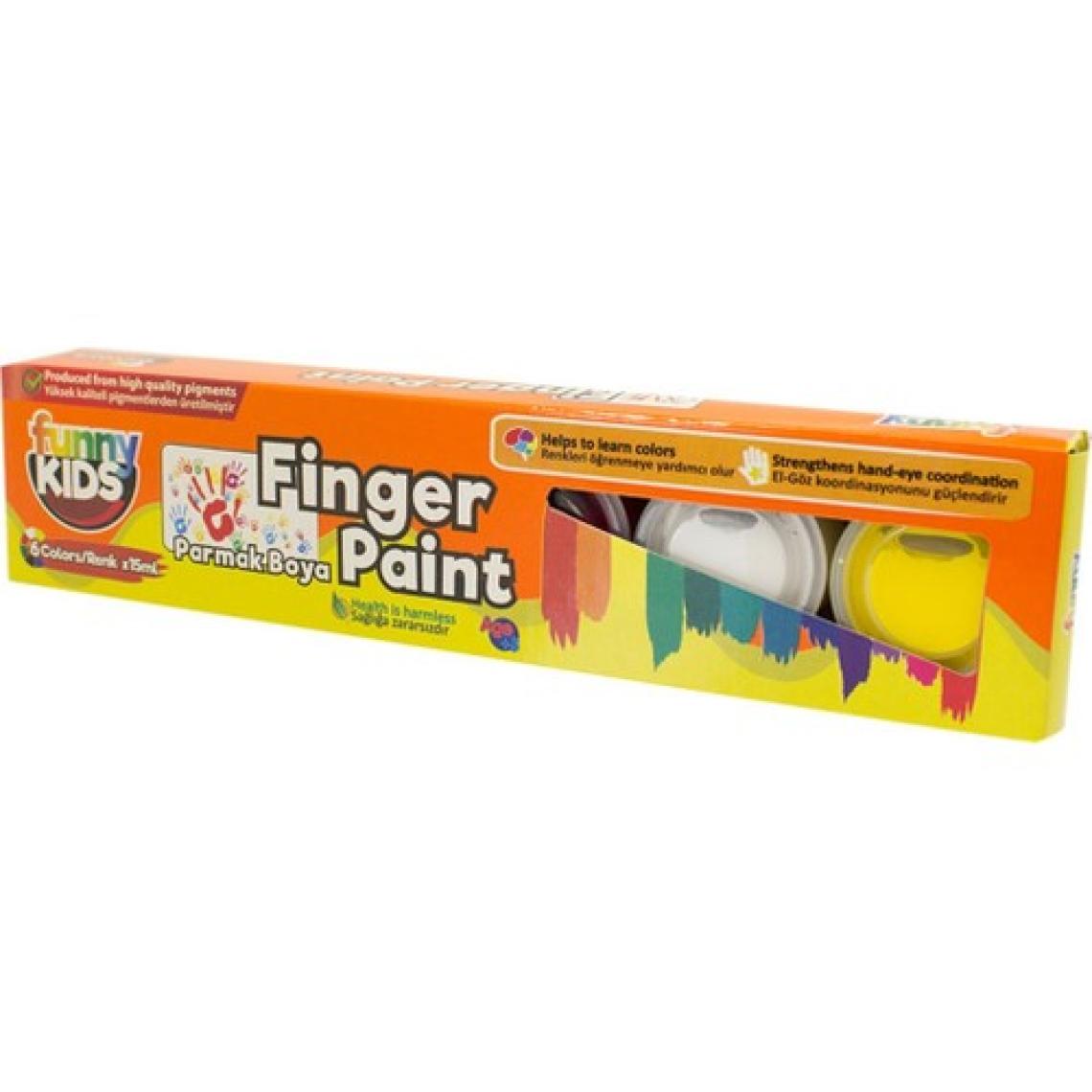 Funny Kids Parmak Boyası 6'lı