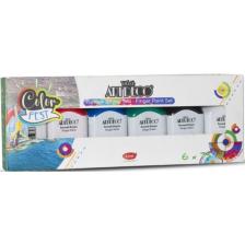 Artdeco Parmak Boyası Seti 6x75 ml Temel Renkler
