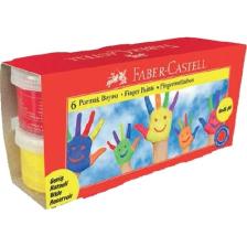 Faber-Castell Parmak Boyası 6 Renk 45 Ml
