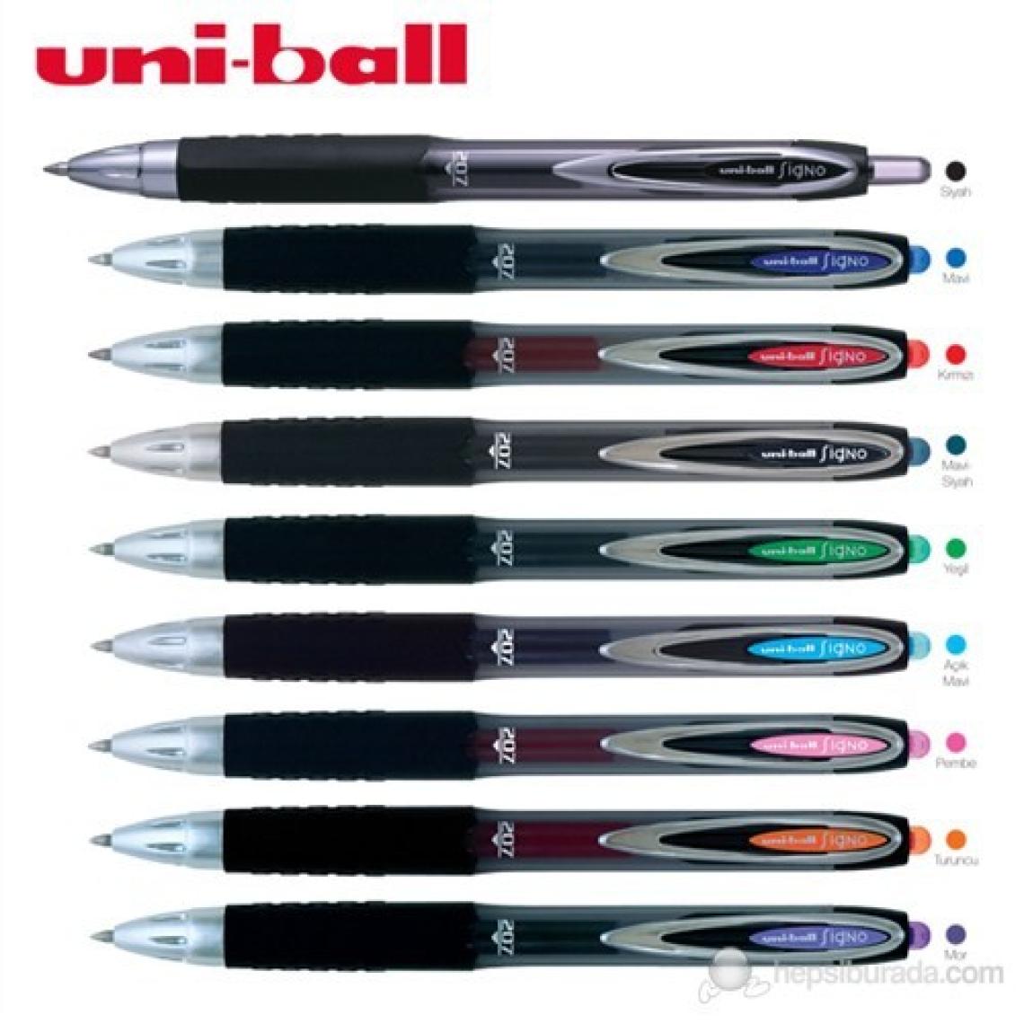 Uni-ball Signo Micro 207 Jel Mürekkepli Kalem 0,5 (UMN-207 MICRO)-Siyah