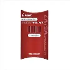 Pilot V7 Hi-Tecpoint Karuşlu Yedek 3'lü Kırmızı