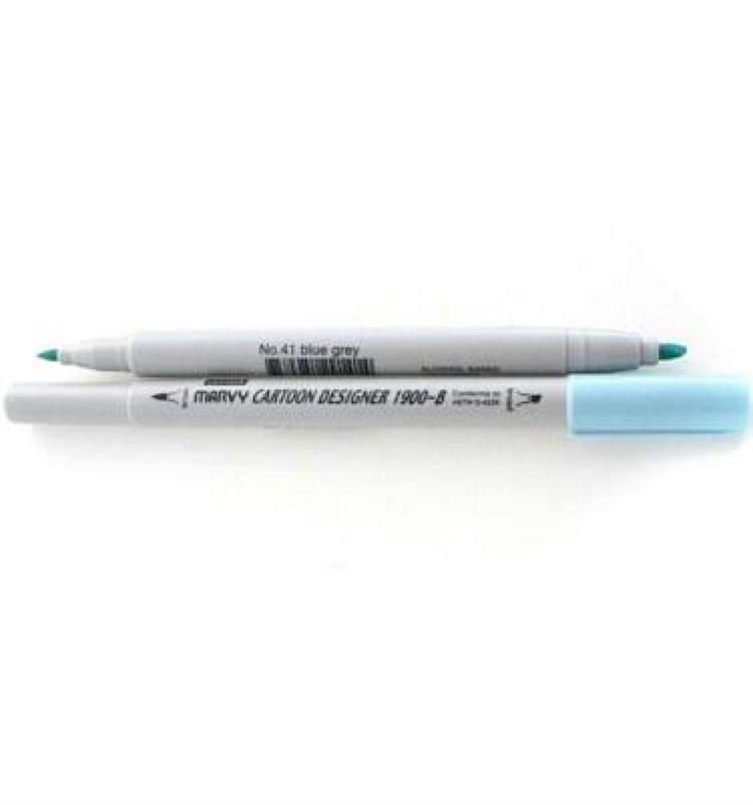 Marvy Uchida Grafik Markör Kalemi̇ No:41 Blue Grey