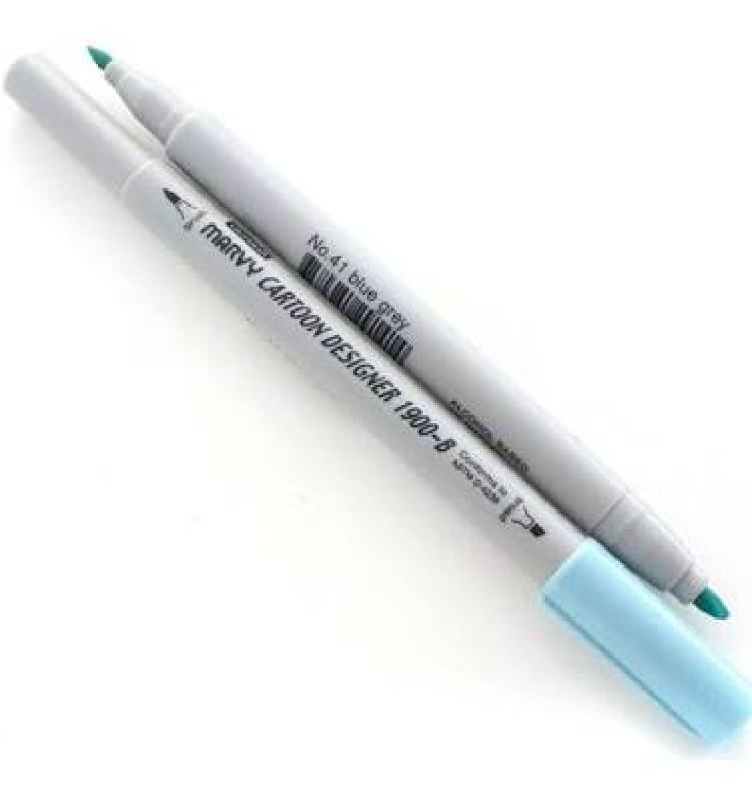 Marvy Uchida Grafik Markör Kalemi̇ No:41 Blue Grey