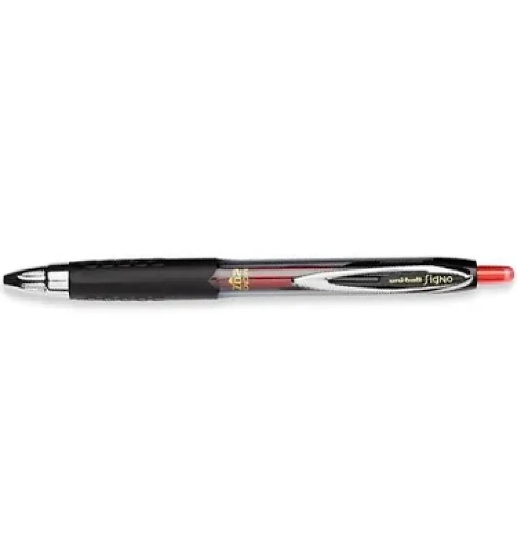 Uni-ball Signo Micro 207 Jel Mürekkepli Kalem 0,5 1'li (UMN-207 MICRO)-Kırmızı
