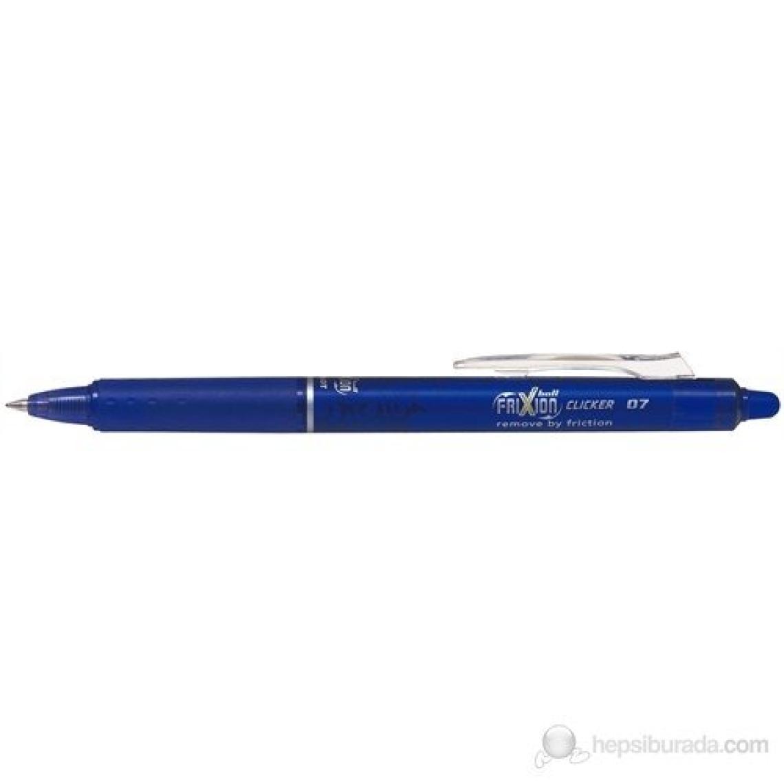 Pilot Frixion Clicker 0.7 mm Mavi Roller Kalem