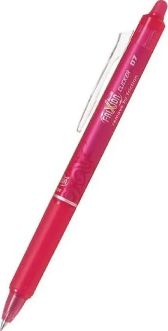 Pilot Frixion Ball Clicker 0.7 Silinebilir Roller Kalem Pembe