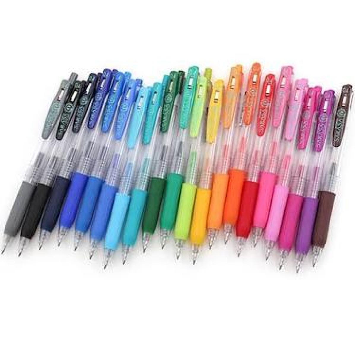Zebra Sarasa Clip Jel Mürekkepli Roller, Basmalı, 0.7Mm, 20'Li Set Src-0.7-20C