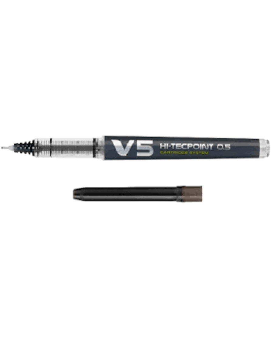 Pilot V7 Hi-Tecpoint Karuşlu Yedek 3'lü Siyah