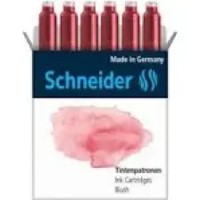Schneider Dolmakalem Kartusu 6'lı Pastel Kırmızı