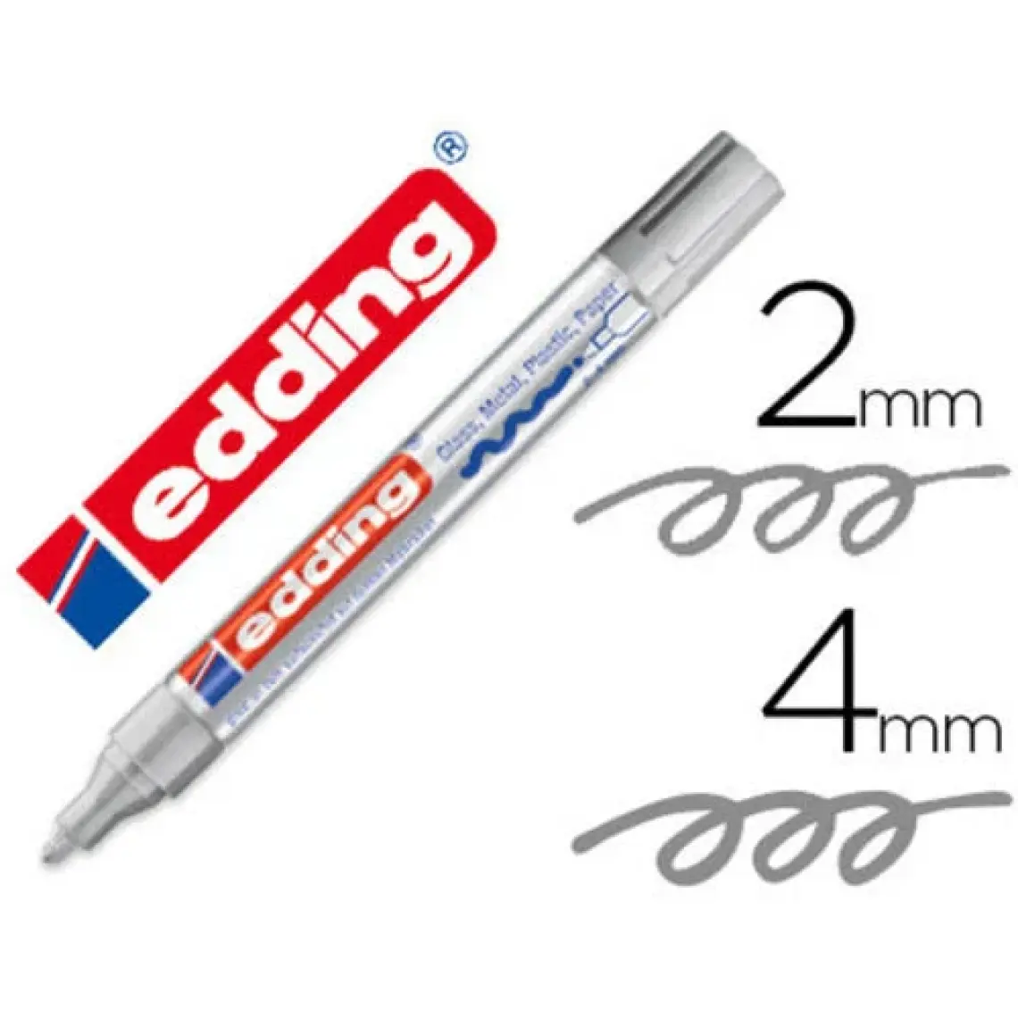 Edding Paint Markör 750 Gümüş