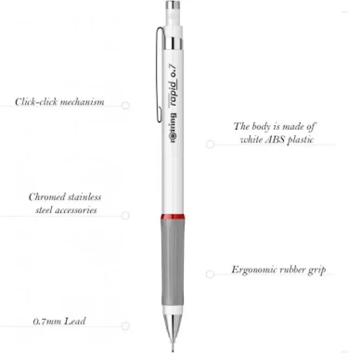 Rotring Rapid Beyaz 0.7 Versatil Kalem 2113890 Versatil Kalem