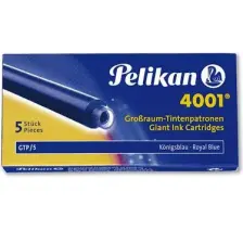 Pelikan 4001 Dolmakalem Kartuşu Dev Royal Mavi (5'li Kutu)