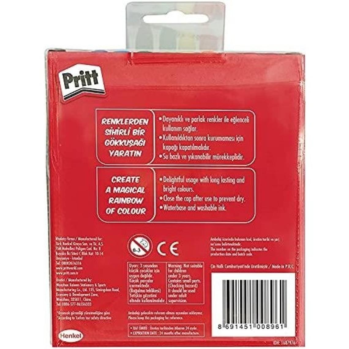 Marka: Pritt 12'li Keçeli KalemKeçeli Kalemler