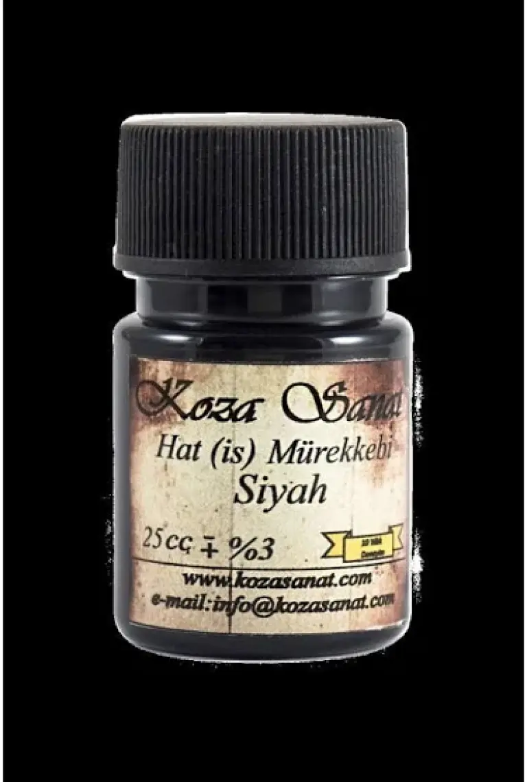 Koza Hat (İs) Mürekkebi Siyah 25 Cc
