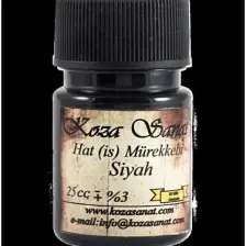 Koza Hat (İs) Mürekkebi Siyah 25 Cc