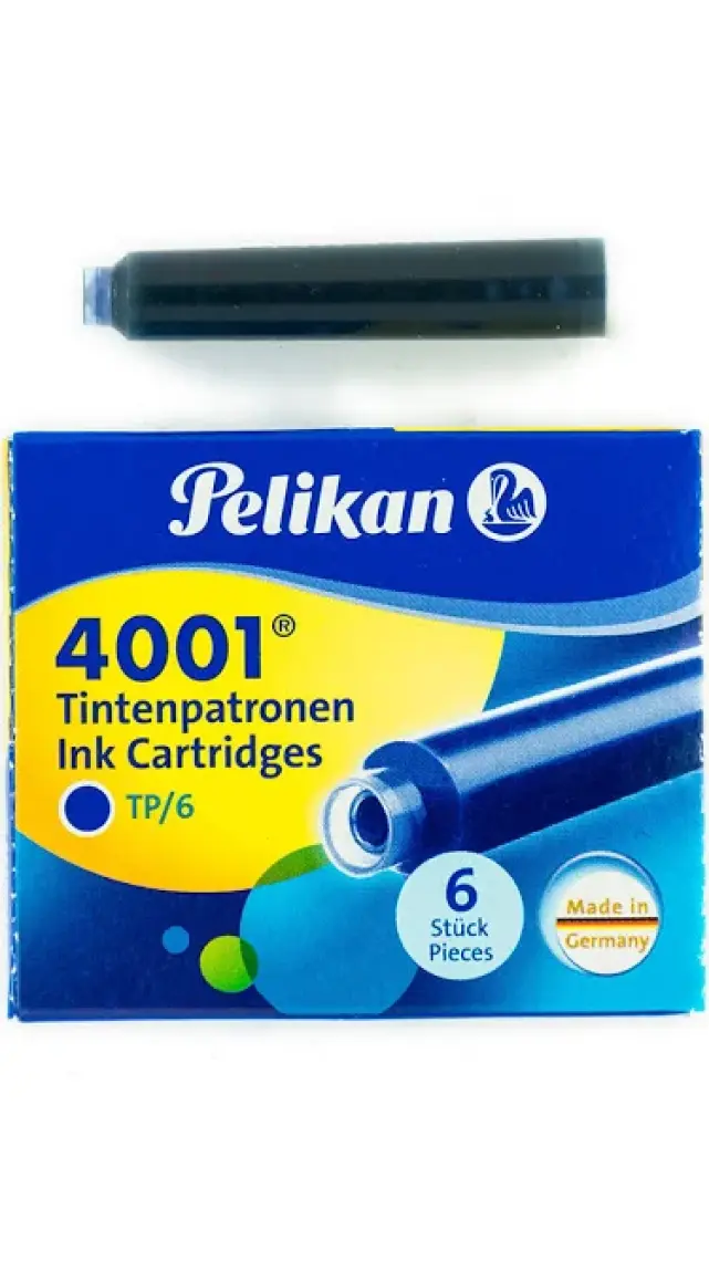 Pelikan Tp6x Dolma Kalem Kartuşu Mavi