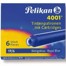 Pelikan Tp6x Dolma Kalem Kartuşu Mavi