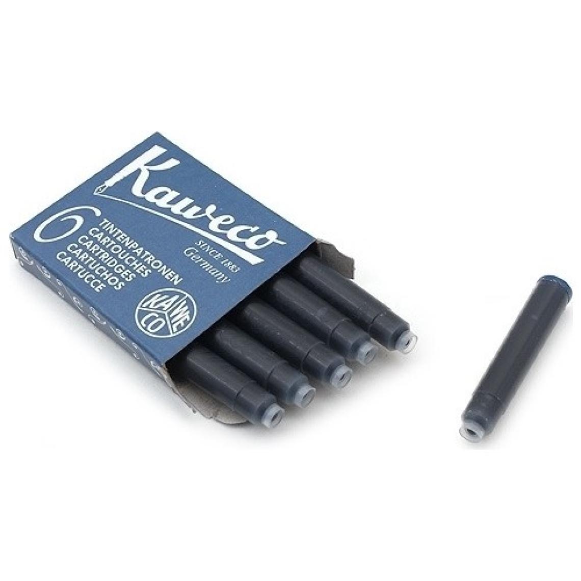 Kaweco Kartuş 6Lı Mavi/Siyah 10000258