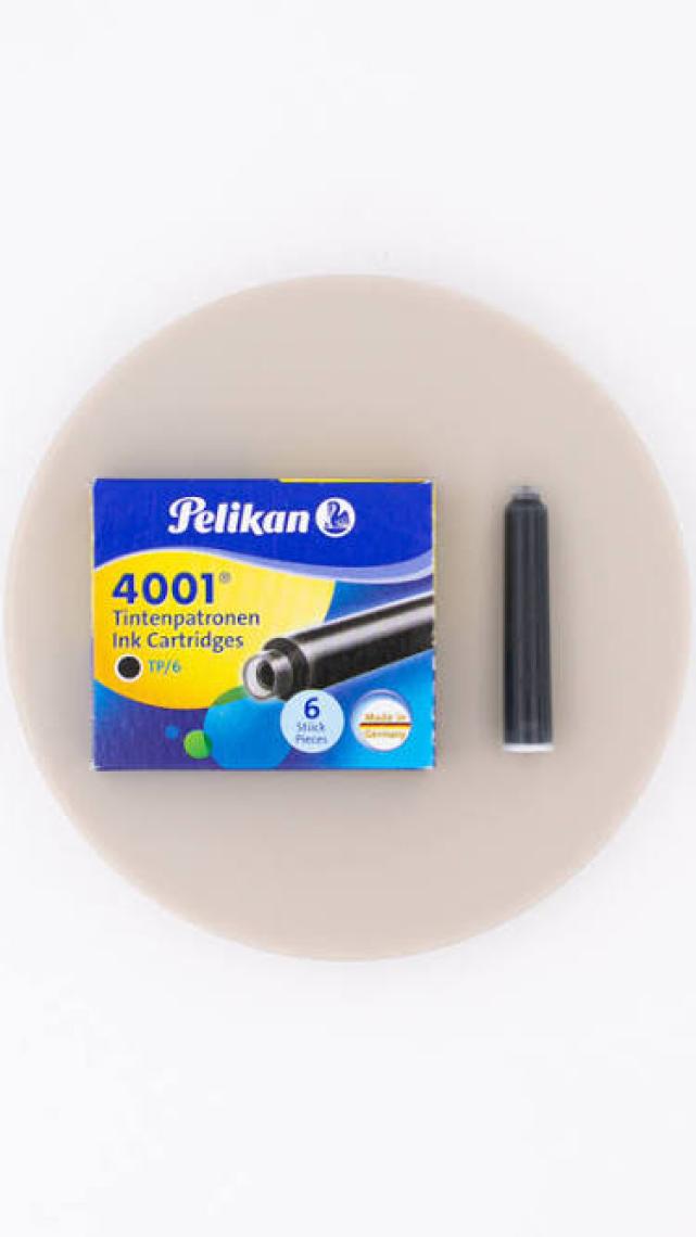Pelikan Tp6x Dolma Kalem Kartuşu Siyah
