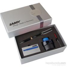 Lamy D.Kalem Safari Mür+Kartuş+Pis.P.Siyah 19Sds-M