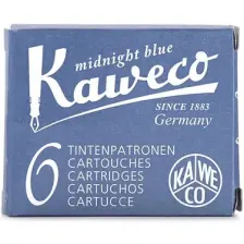 Kaweco Kartuş 6Lı Mavi/Siyah 10000258