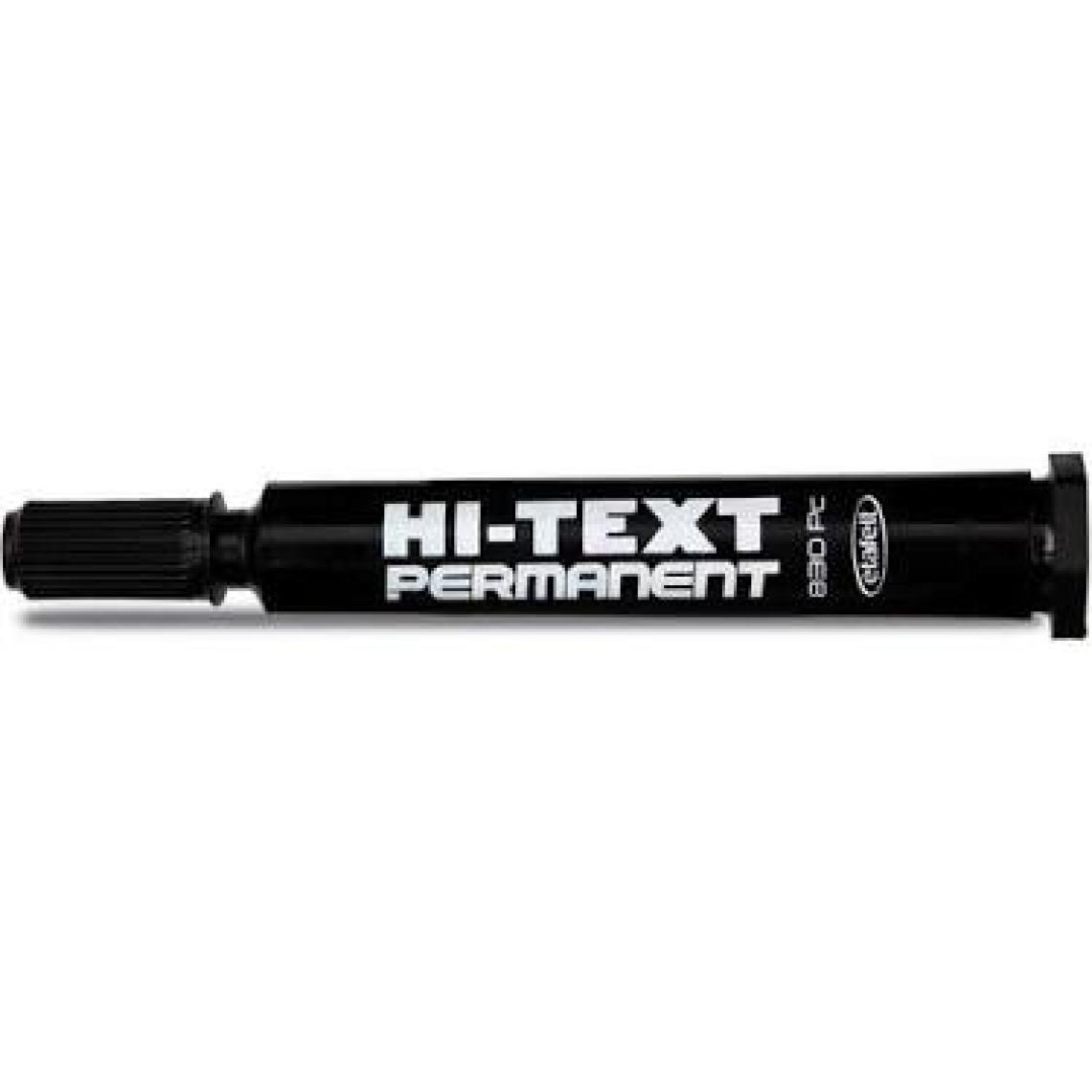 Hi-Text Permanent M. Yuvarlak Uç Siyah 830Pb