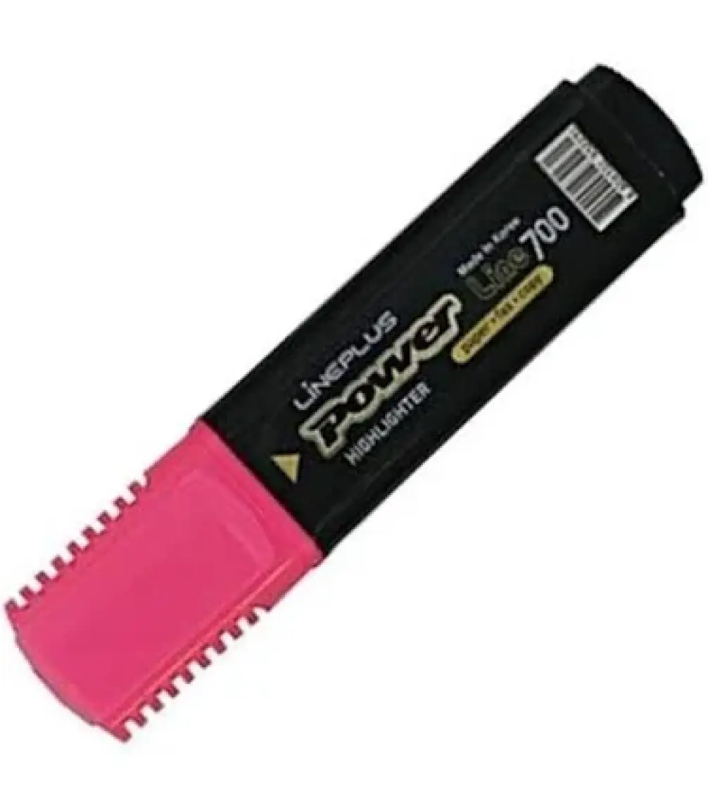 Lineplus Power Line 700 Fosforlu Kalem - Pembe