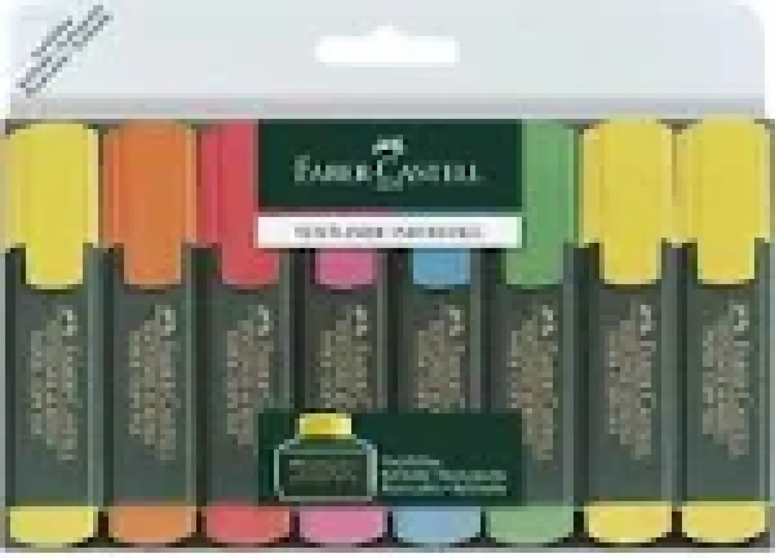 Faber-Castell Yeşil Gövde Fosforlu 6+2 Poşet