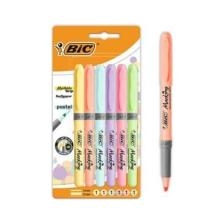 Bic Fosforlu Kalem 6'lı - Pastel Renkler
