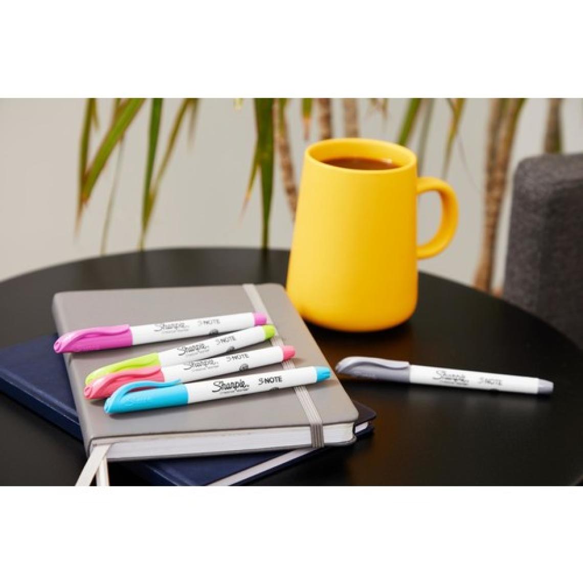 SHARPIE SNOTE Fosforlu Kalem; Kesik uç; 20'li Karışık Renk