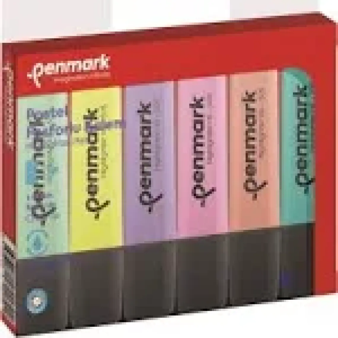 Penmark Fosforlu Kalem 6 Lı Asetat Karışık Renk Pastel