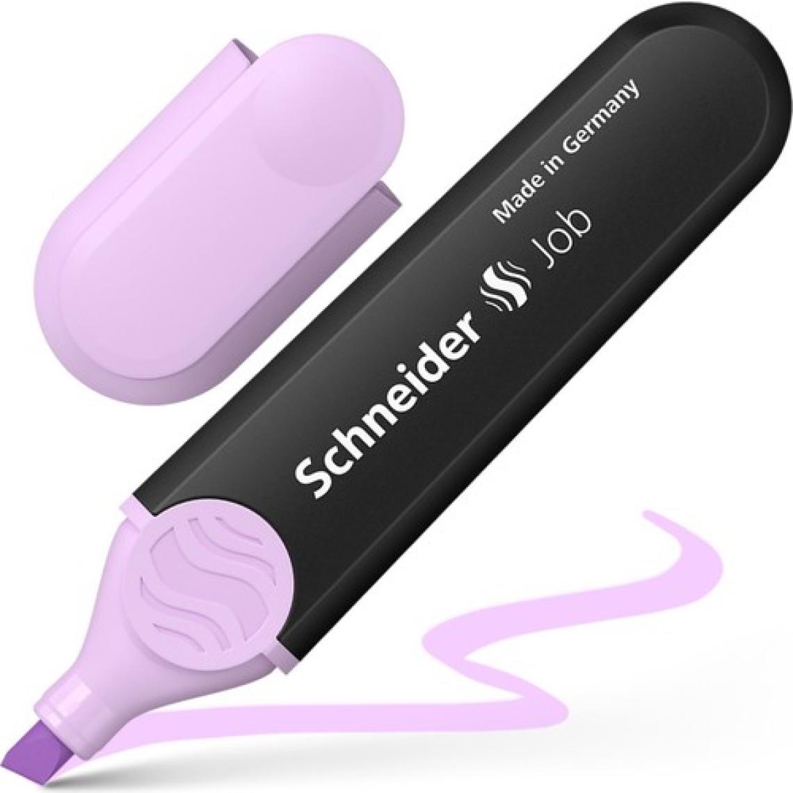 Schneider JB150 1528 Pastel Lavanta Fosforlu Kalem – Yumuşak Tonlu ve Göz Yormayan Metin Vurgulayıcı
