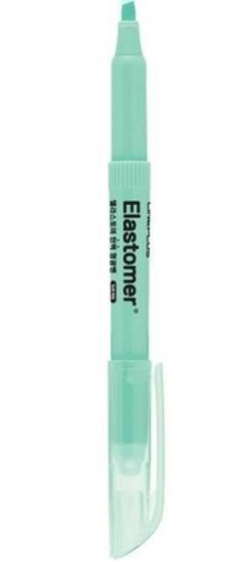 Lineplus Elastomer Fosforlu Kalem Pastel Renkler Yeşil