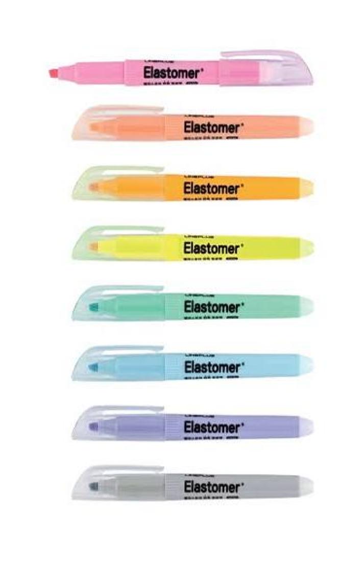 Lineplus Elastomer Fosforlu Kalem Pastel Renkler Yeşil