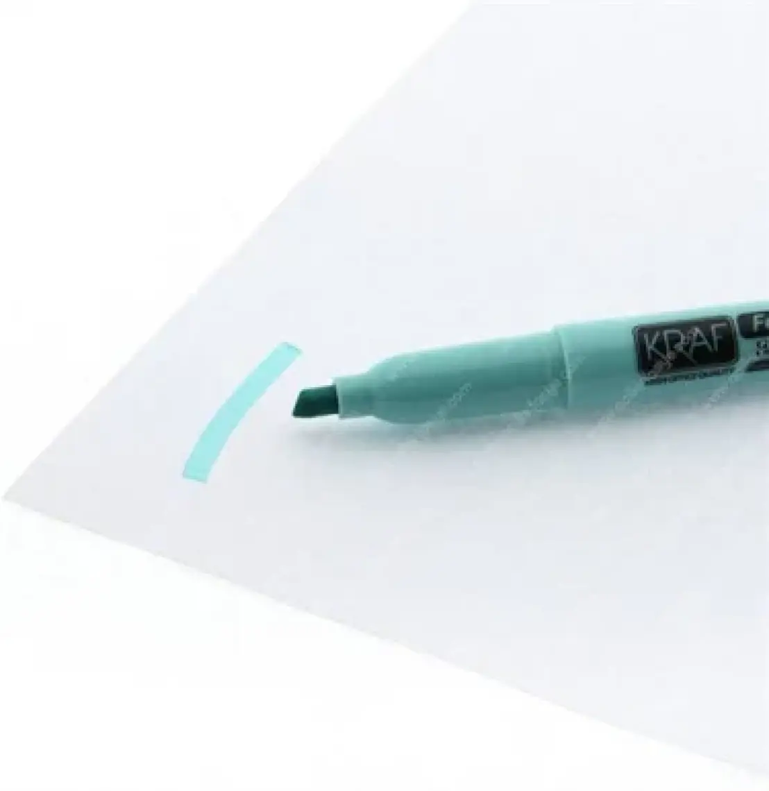 Kraf 6'lı Fosforlu Kalem Seti - Pastel Renkler, 1-4 mm Uç Kalınlığı, Ergonomik Tasarım, Desenli Kesik Uç