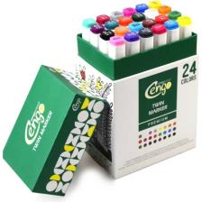 Cengo 24 Adet Çift Taraflı Artist Marker Kalemi