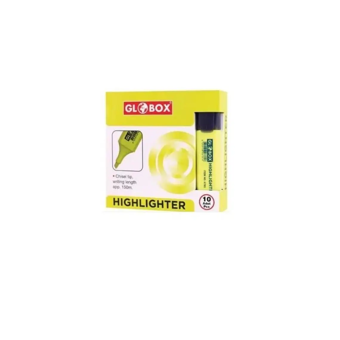 Globox Highlighter Fosforlu Kalem 10'lu