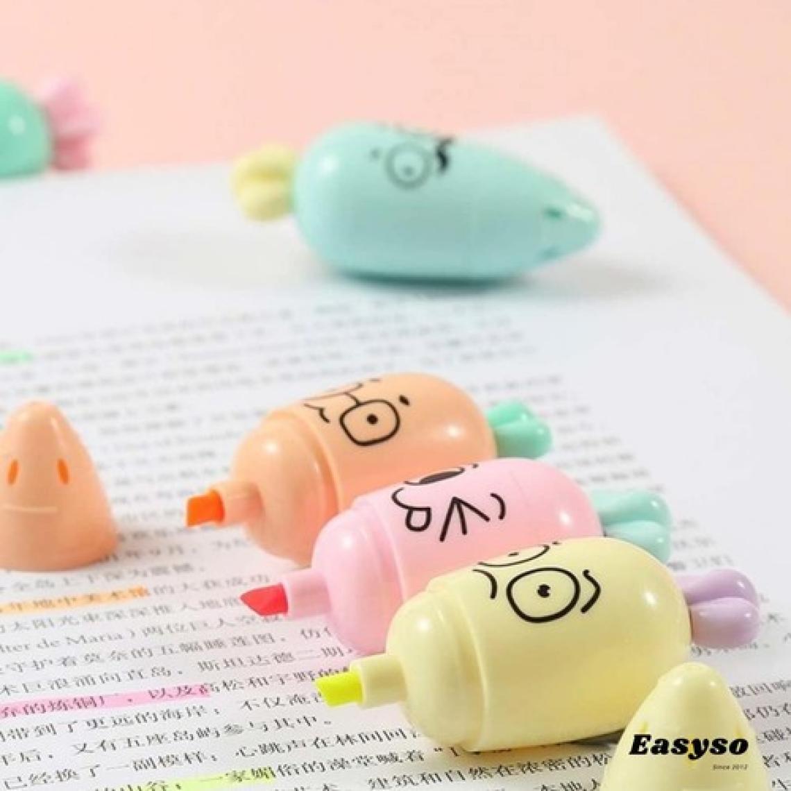 Cmk Mini Havuç Fosforlu Kalem Seti 6 Pastel Renk