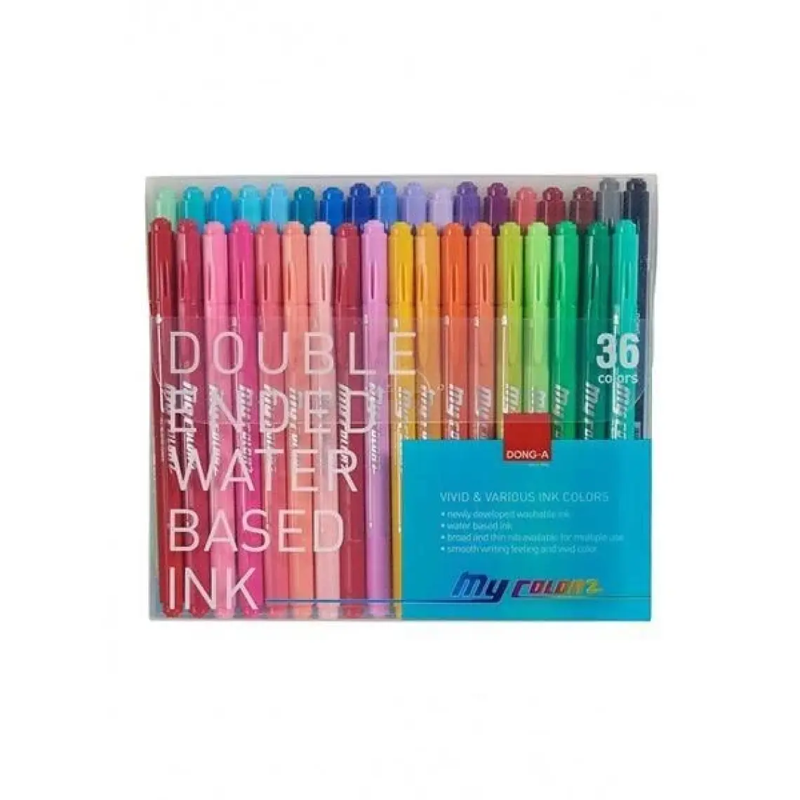 Dong-A My Color2 Çift Taraflı Keçeli Kalem 12 Renk