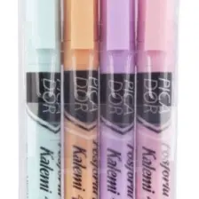 Picador 421 Pastel Fosforlu  Karışık Kalem 4'lü